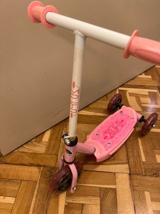 Patinete 3 Ruedas Rosa