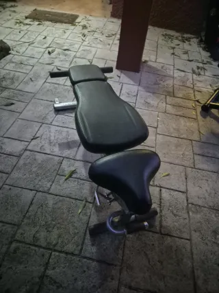 Banco de pesas ajustable Life Fitness