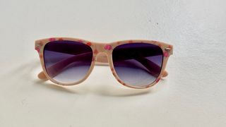 Gafas de sol flores rosas