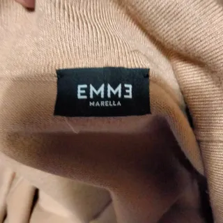 Cardigan donna beige con cintura Emme di Marella