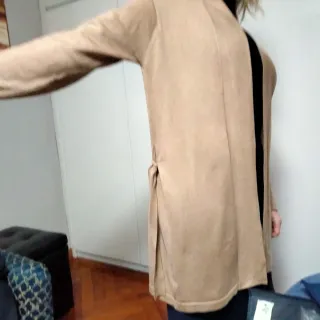 Cardigan donna beige con cintura Emme di Marella