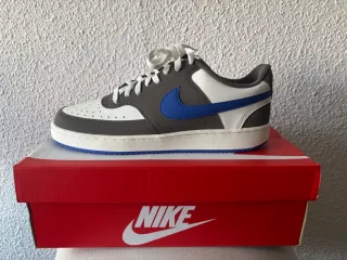 Zapatillas Nike Court Vision Azul/Gris/Blanco