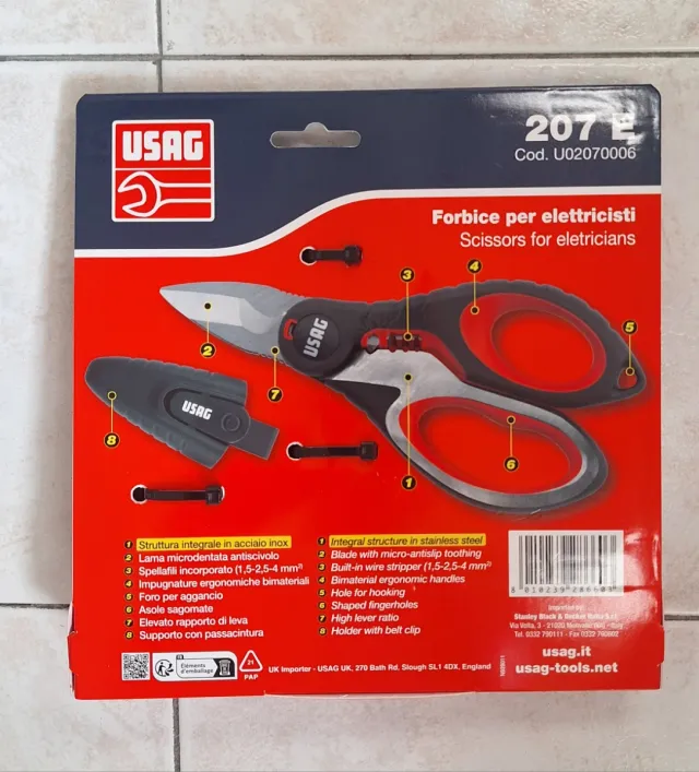 Forbici Elettricista USAG 207 E