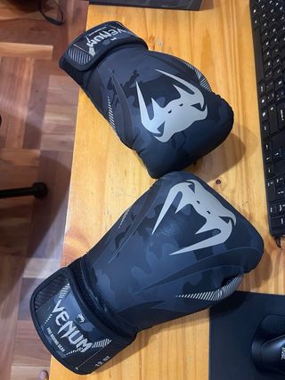 Guantes Boxeo Venum Impact Camo Oscuro 12oz