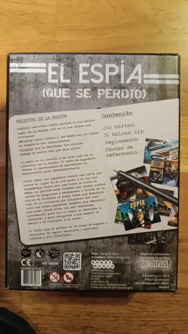 El espía que se perdió - Juego de mesa