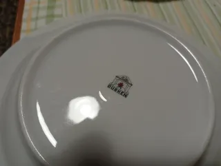 Set piatti antichi floreali