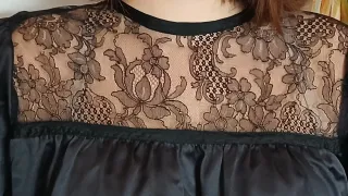 Blusa Vintage Yves Saint Laurent Negra