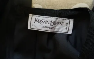 Blusa Vintage Yves Saint Laurent Negra