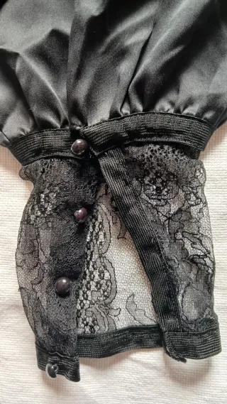 Blusa Vintage Yves Saint Laurent Negra