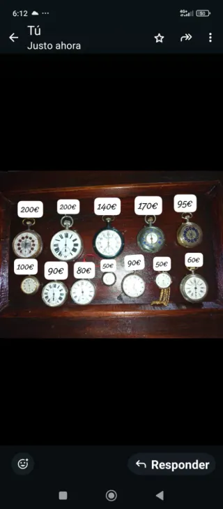 Colección de relojes de bolsillo