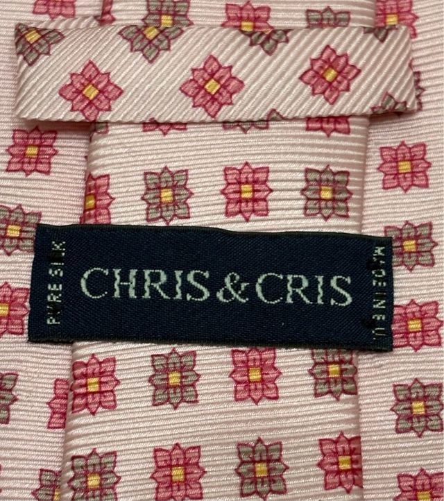 Corbata CHRIS & CRIS Seda Rosa