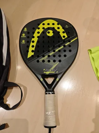 Pack pádel: pala Head Flash+camiseta+ mochila