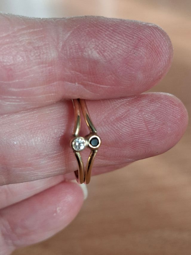 Anillo Goldfilled con piedras