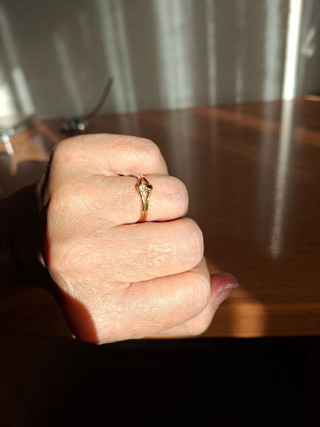 Anillo Goldfilled con piedras