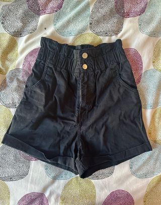 Shorts vaqueros negros H&M Talla 34