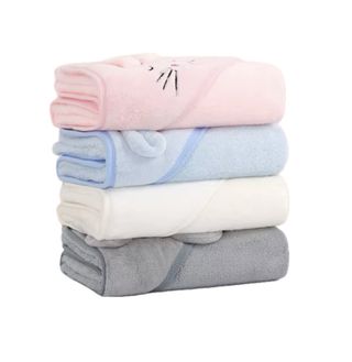 Capa de baño para bebé con capucha