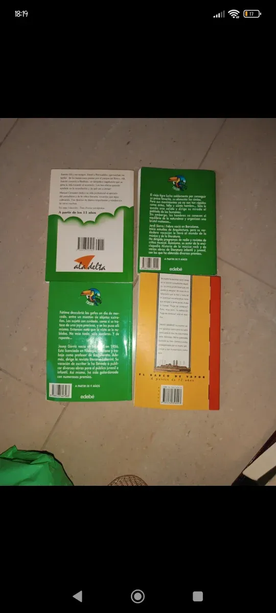 Lote 4 Libros Infantiles (Tucán)