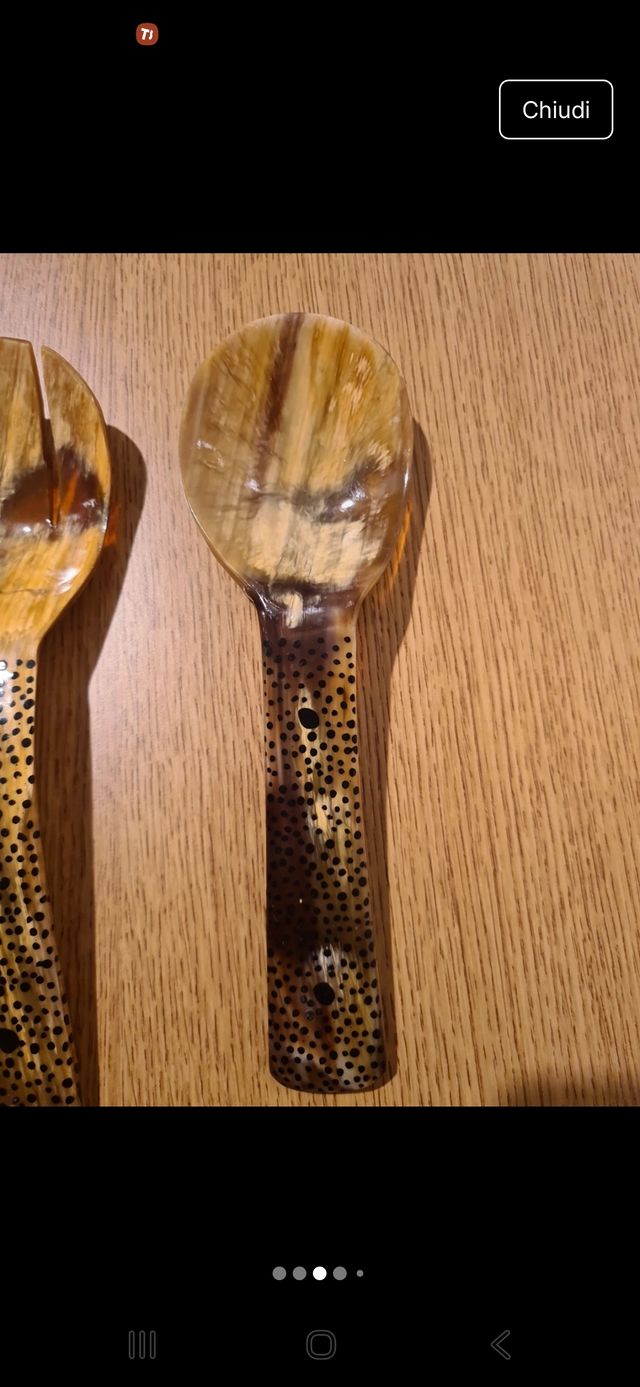 Posate vintage in bachelite