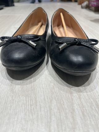 Manoletinas Geox Negras Mujer Talla 38