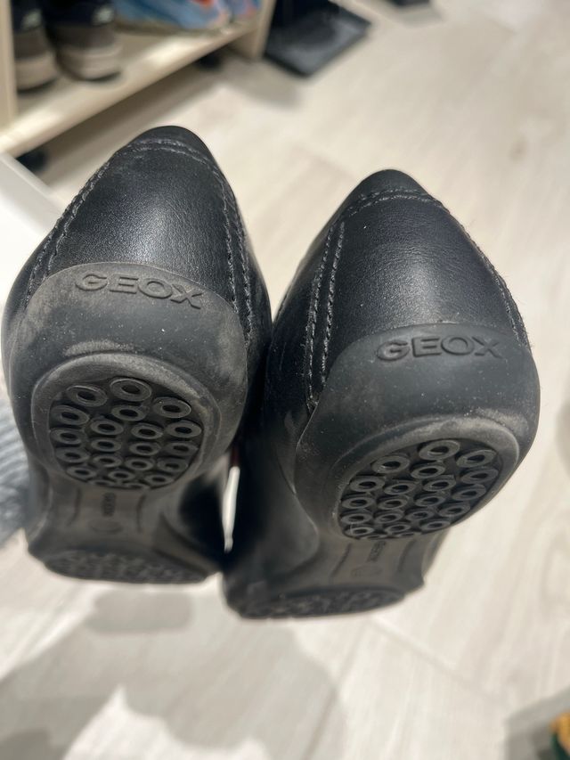 Manoletinas Geox Negras Mujer Talla 38