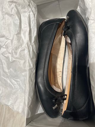 Manoletinas Geox Negras Mujer Talla 38