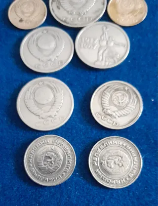 Lotto 9 monete russe - Moneta commemorativa