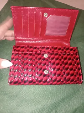 Portafogli donna rosso