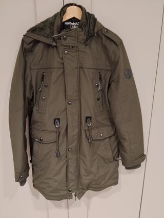 Parka Koroshi Verde Talla L