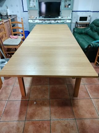 Mesa extensible madera