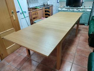 Mesa extensible madera