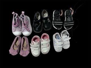 Lote Zapatos Niña (Negro/Rosa) talla 20 21 22