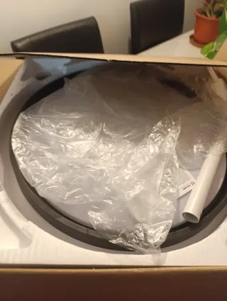 Lámpara Ventilador Techo LED Negra