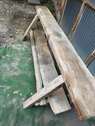 Banco de carpintero rústico