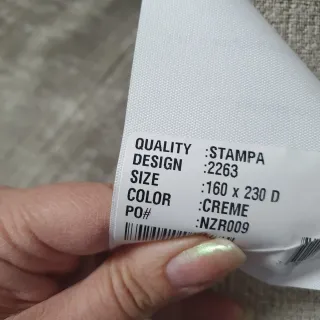 Alfombra moderna beige y gris