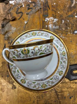 Set 6 Tazze Porcellana tedesca Vintage