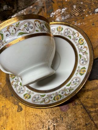 Set 6 Tazze Porcellana tedesca Vintage