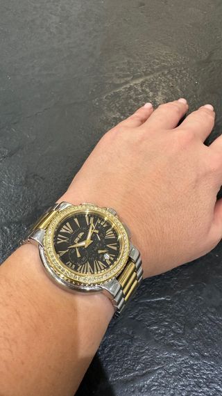 Reloj Follie Follie Negro y Dorado