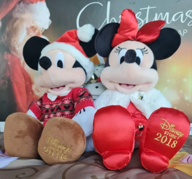 Mickey y Minnie Navidad Disney Store 2018