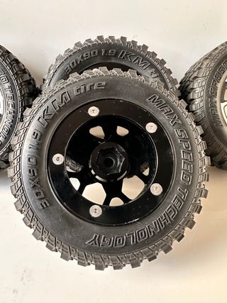 Ruedas Crawler llantas + neumáticos 1.9