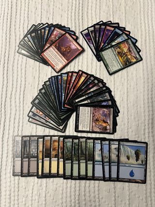 70 carte Magic Kamigawa vintage old