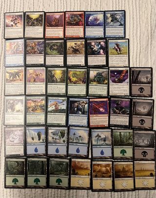 70 carte Magic Kamigawa vintage old