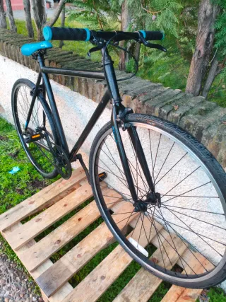 Bicicleta fixie.