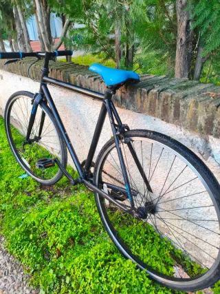 Bicicleta fixie.