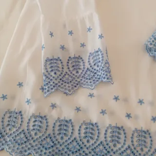 2 Blusas Algodón Bordadas Talla L