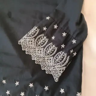 2 Blusas Algodón Bordadas Talla L