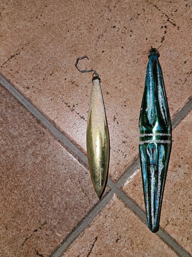 Decorazioni Natale Vetro Soffiato Anni '60