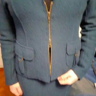 Tailleur donna 3 pezzi blu