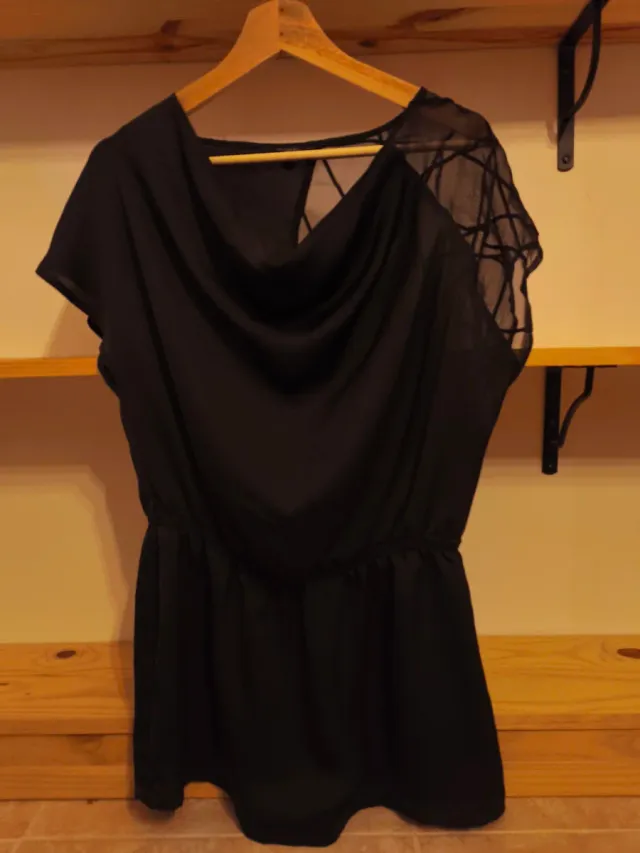 Blusa Negra Salsa Jeans Talla S