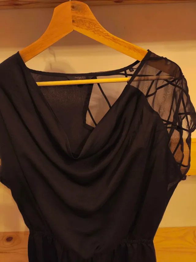 Blusa Negra Salsa Jeans Talla S