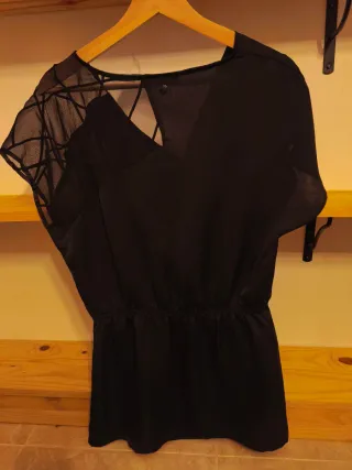 Blusa Negra Salsa Jeans Talla S